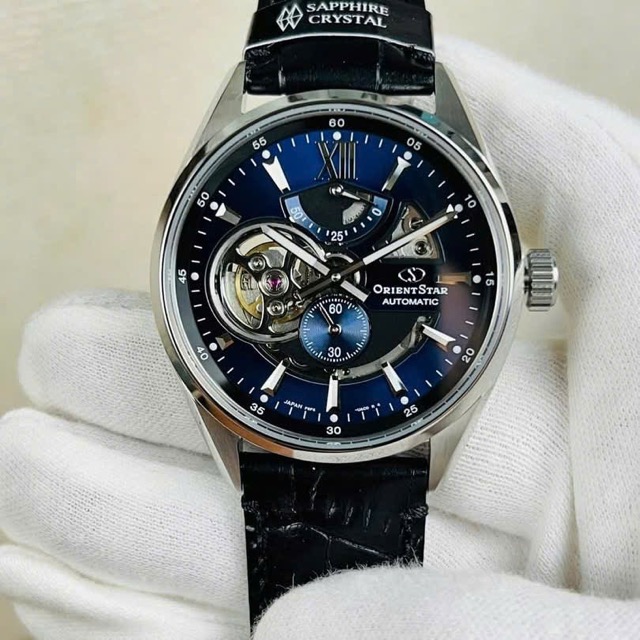 Đồng hồ nam dây da Orient Star Joker Automatic Contemporary Skeleton RE-AV0005L00B RE-AV0005L00Z - Ảnh 4
