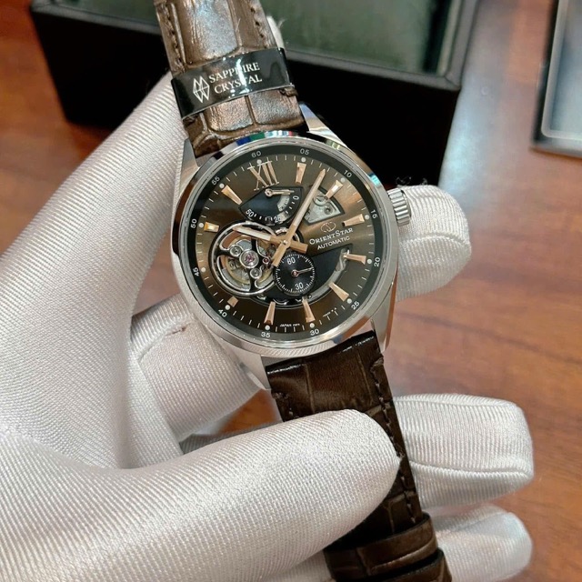 Đồng hồ nam dây da Orient Star Joker Semi Skeleton RE-AV0006Y00B - Ảnh 3