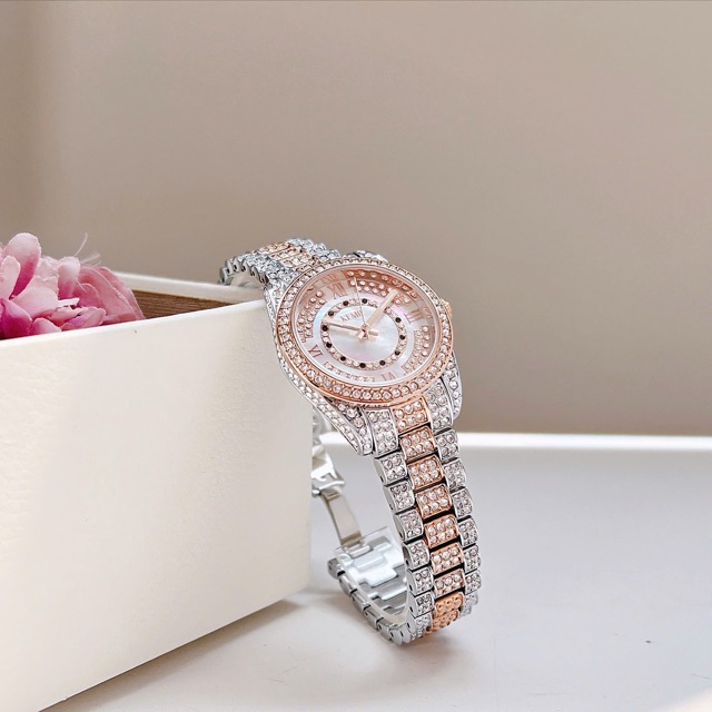 Đồng hồ nữ dây thép Kemil Quartz Demi Rose KM2201 - Ảnh 6