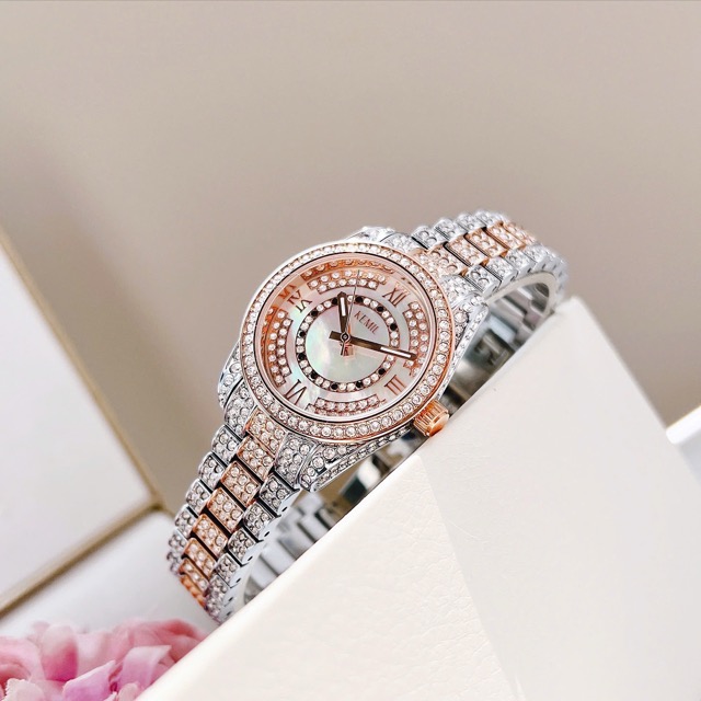 Đồng hồ nữ dây thép Kemil Quartz Demi Rose KM2201 - Ảnh 7