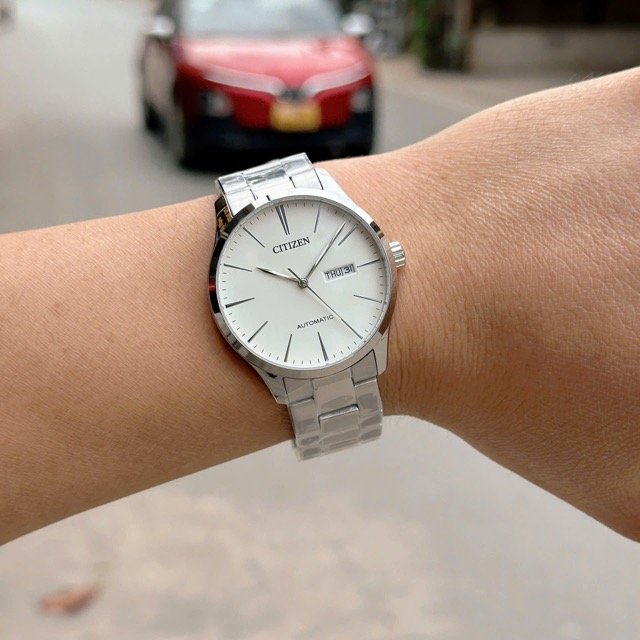 Đồng hồ nam dây thép Citizen Automatic NH8350 83A - Ảnh 4