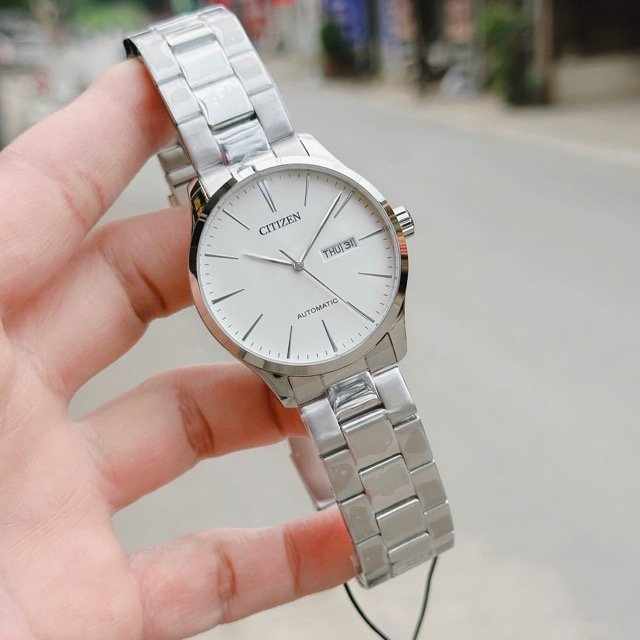 Đồng hồ nam dây thép Citizen Automatic NH8350 83A - Ảnh 5