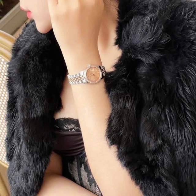 Đồng hồ nữ dây thép FL Franklin Quartz FL4412 Demi Rose Pink - Ảnh 3