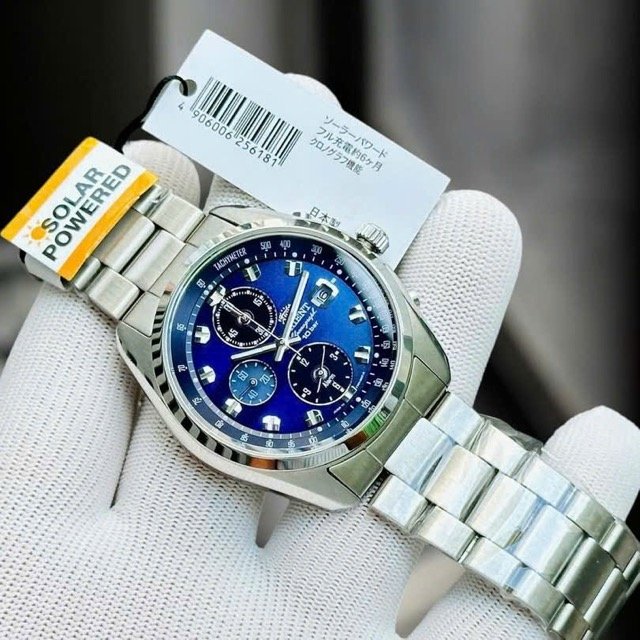 Đồng hồ nam dây thép Orient Neo 70S Solar Chrono WV0011TY - Ảnh 2