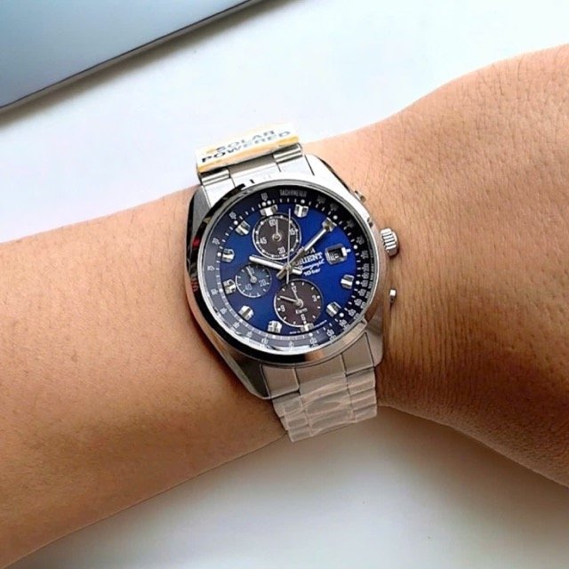 Đồng hồ nam dây thép Orient Neo 70S Solar Chrono WV0011TY - Ảnh 3