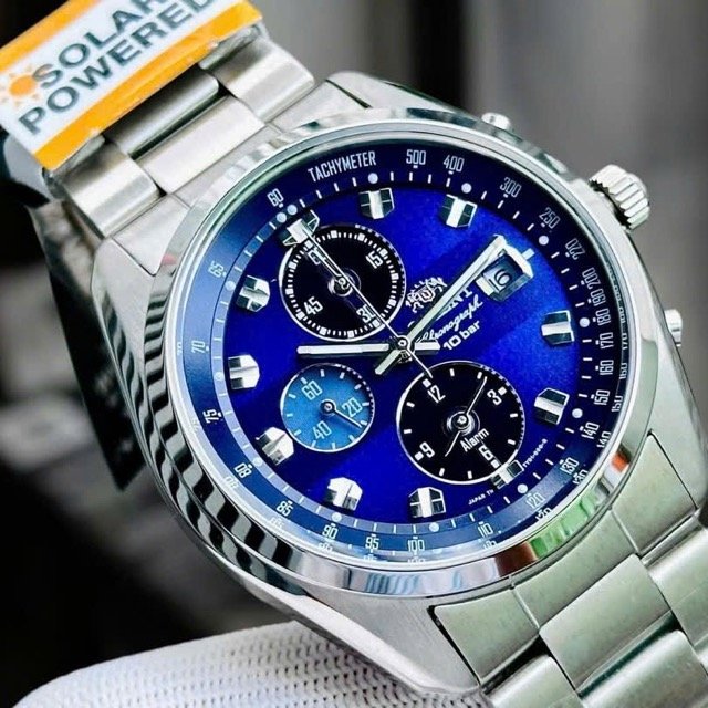 Đồng hồ nam dây thép Orient Neo 70S Solar Chrono WV0011TY - Ảnh 9