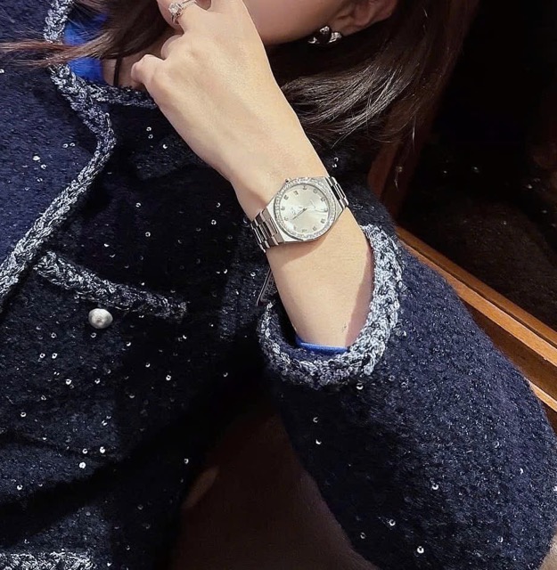 Đồng hồ nữ dây thép Amica Quartz A071 Silver White Dial 33mm - Ảnh 5