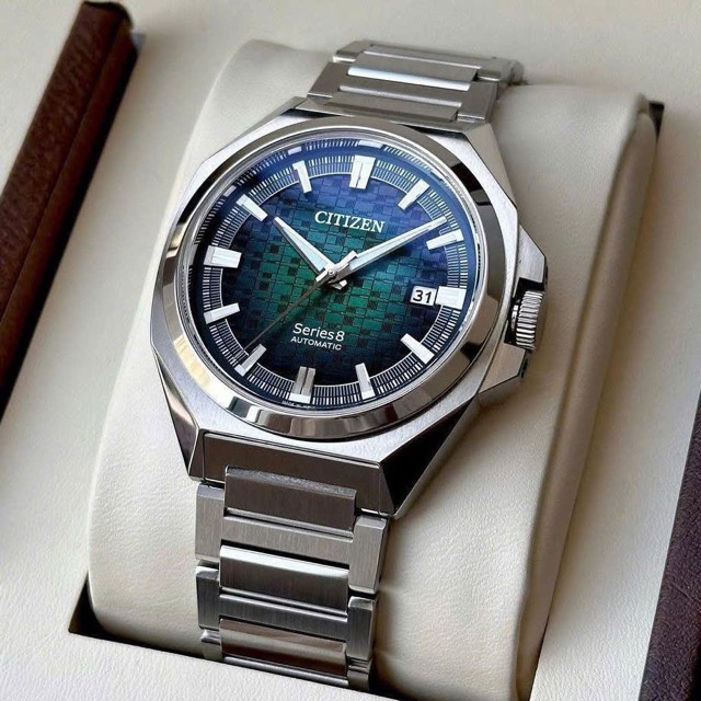 Đồng hồ nam dây thép Citizen Automatic Series 8-831 Mechanical NB6050-51W - Ảnh 7