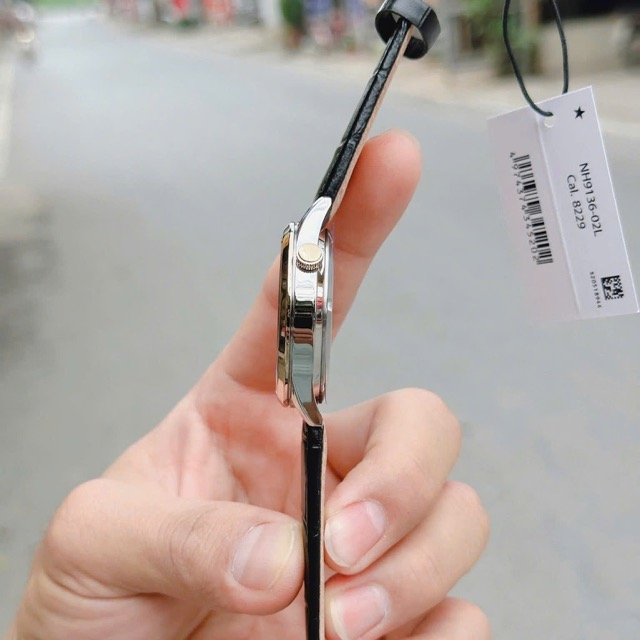 Đồng hồ nam dây da Citizen Automatic Open Heart NH9136-02L - Ảnh 6