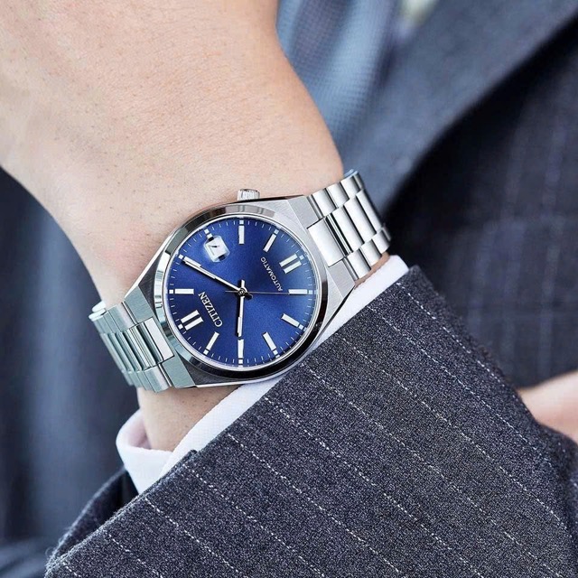 Đồng hồ nam nữ dây thép Citizen Automatic Tsuyosa NJ0200-50M - Ảnh 2