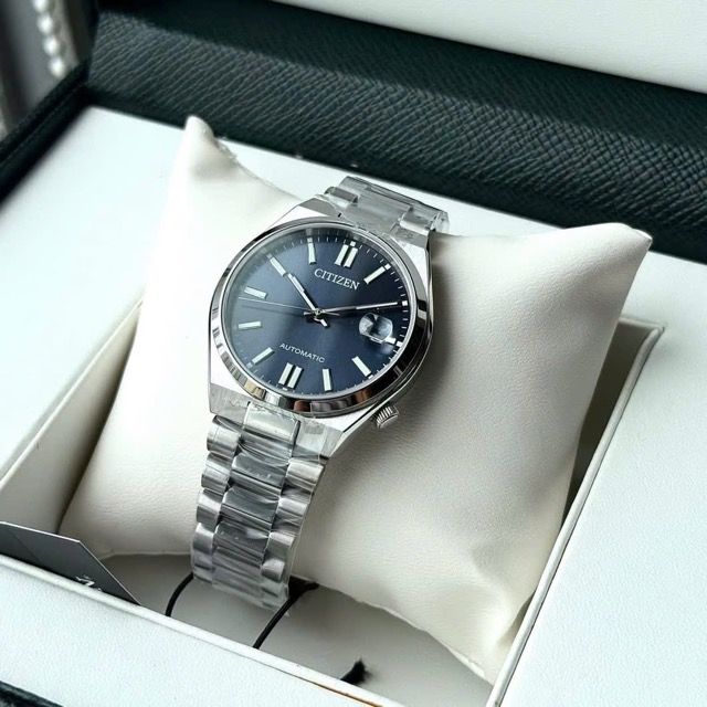 Đồng hồ nam nữ dây thép Citizen Automatic Tsuyosa NJ0200-50M - Ảnh 4