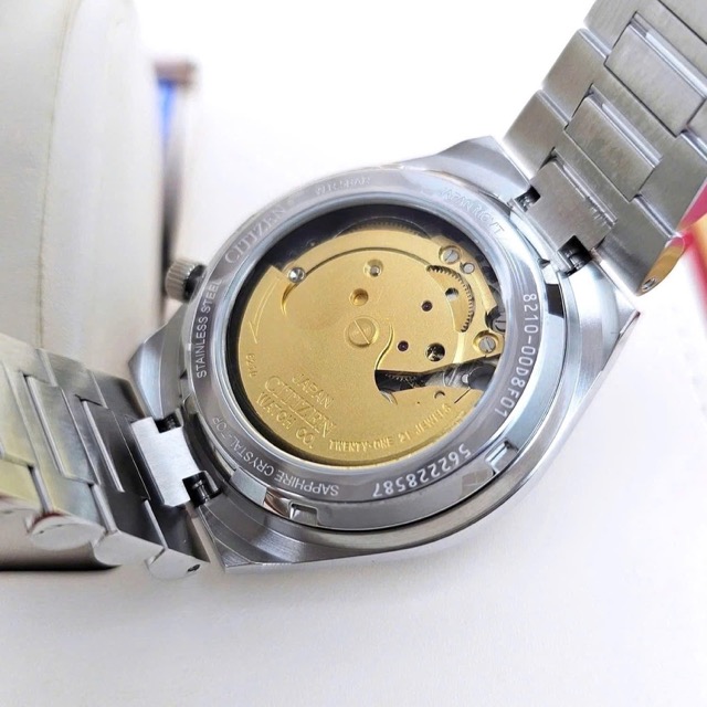 Đồng hồ nam nữ dây thép Citizen Automatic Tsuyosa NJ0200-50M - Ảnh 9