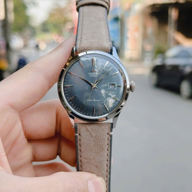 Đồng hồ nam dây da Orient Automatic Bambino RA-AC0P03L10B RA-AC0P03L30B
