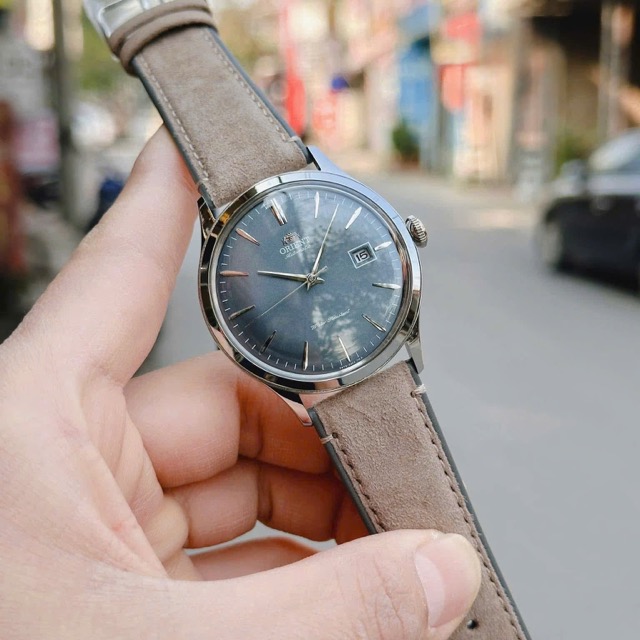 Đồng hồ nam dây da Orient Automatic Bambino RA-AC0P03L10B RA-AC0P03L30B - Ảnh 5