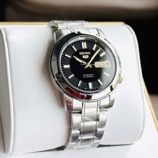 Đồng hồ nam dây thép Seiko 5 Automatic SNKK17K1 - Ảnh 6