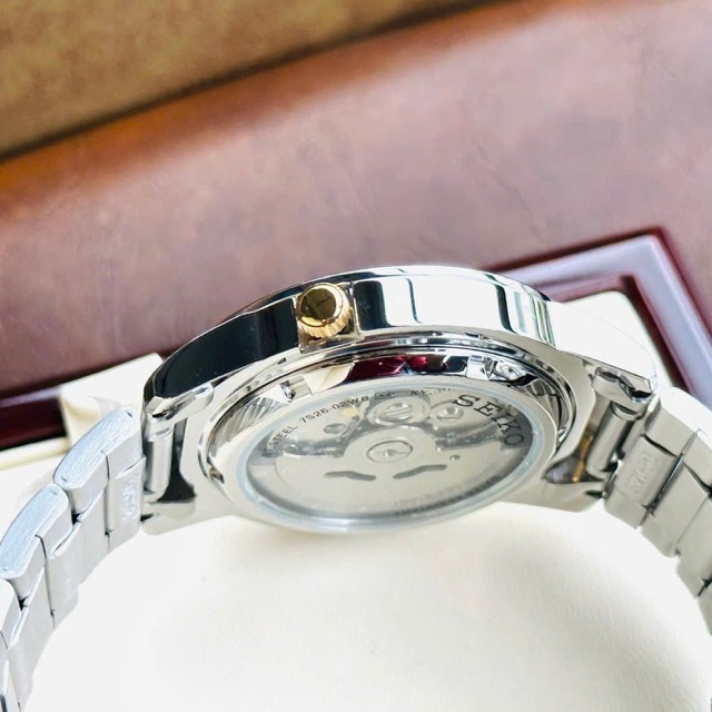 Đồng hồ nam dây thép Seiko 5 Automatic SNKK17K1 - Ảnh 9