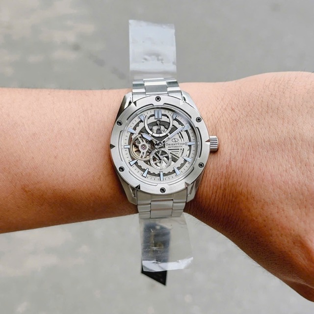 Đồng hồ nam dây thép Orient Star Automatic Avant-Garde Skeleton RE-AV0A02S00B RE-AV0A02S00Z - Ảnh 2