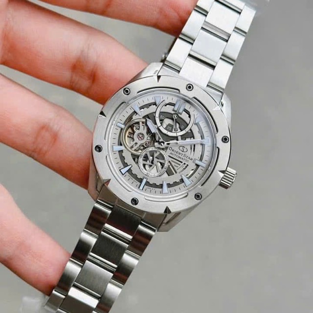 Đồng hồ nam dây thép Orient Star Automatic Avant-Garde Skeleton RE-AV0A02S00B RE-AV0A02S00Z - Ảnh 3