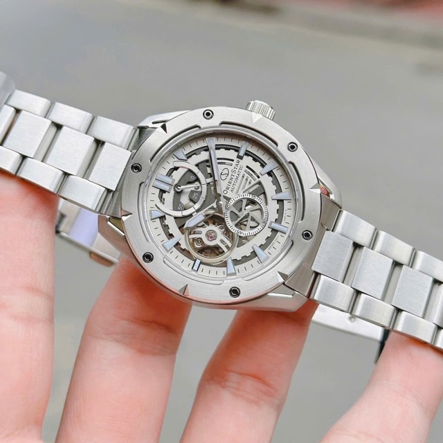 Đồng hồ nam dây thép Orient Star Automatic Avant-Garde Skeleton RE-AV0A02S00B RE-AV0A02S00Z - Ảnh 5