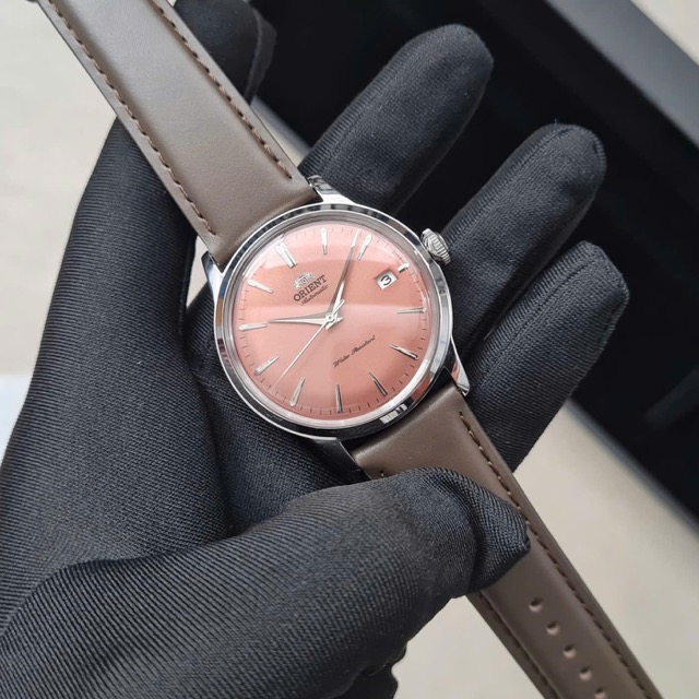 Đồng hồ nam dây da Orient Automatic Bambino RA-AC0M15Y30B
