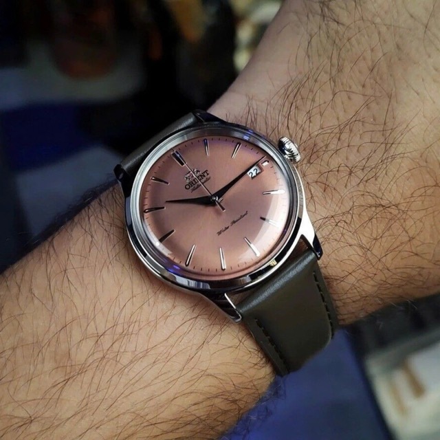 Đồng hồ nam dây da Orient Automatic Bambino RA-AC0M15Y30B - Ảnh 2