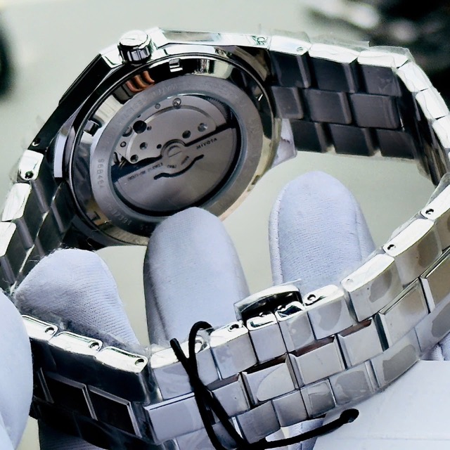 Đồng hồ nam dây thép Bulova Automatic Octagon Trendy Mechanical 96B464 - Ảnh 9