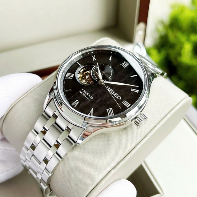 Đồng hồ nam dây thép Seiko Automatic Presage Japanese Garden SSA377J1 - Ảnh 5