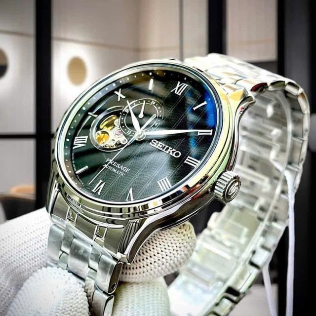 Đồng hồ nam dây thép Seiko Automatic Presage Japanese Garden SSA377J1 - Ảnh 6
