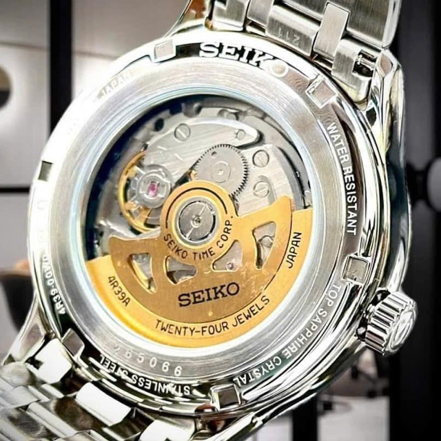 Đồng hồ nam dây thép Seiko Automatic Presage Japanese Garden SSA377J1 - Ảnh 7
