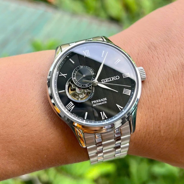 Đồng hồ nam dây thép Seiko Automatic Presage Japanese Garden SSA377J1 - Ảnh 9