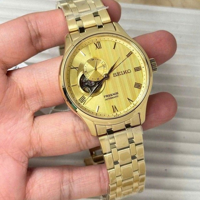 Đồng hồ nam dây thép Seiko Automatic Presage Japanese Garden SSA468J1 - Ảnh 5