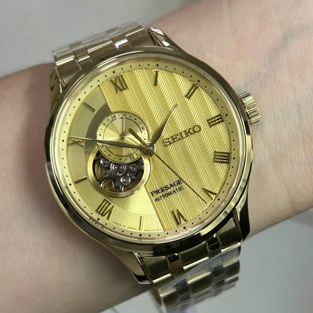 Đồng hồ nam dây thép Seiko Automatic Presage Japanese Garden SSA468J1 - Ảnh 8