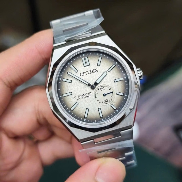 Đồng hồ nam dây thép Citizen Zenshin 60 Automatic Super Titanium NK5020-58P