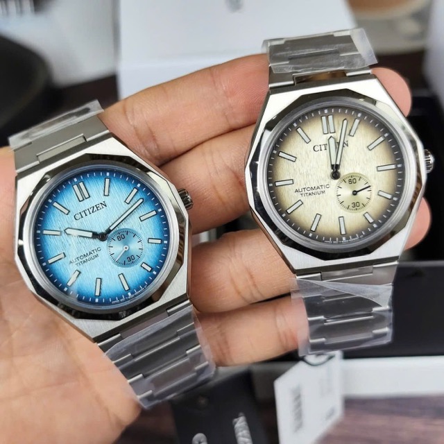 Đồng hồ nam dây thép Citizen Zenshin 60 Automatic Super Titanium NK5020-58P - Ảnh 6