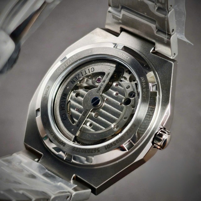 Đồng hồ nam dây thép Citizen Zenshin 60 Automatic Super Titanium NK5020-58P - Ảnh 8