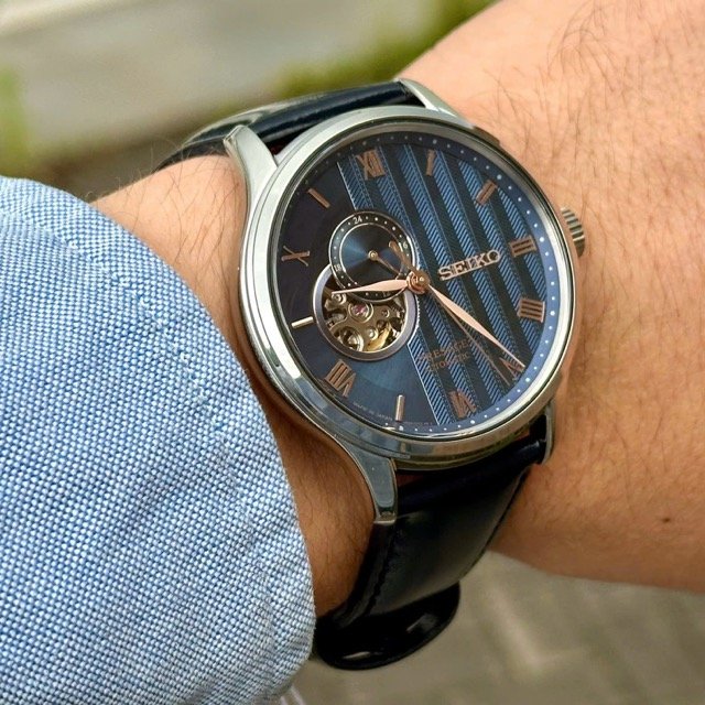 Đồng hồ nam dây da Seiko Automatic Presage Japanese Garden SSA421J1 SARY187 - Ảnh 2
