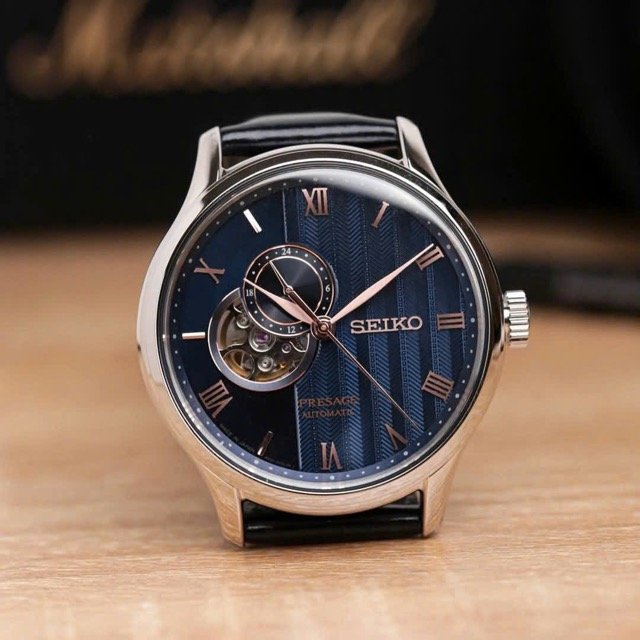Đồng hồ nam dây da Seiko Automatic Presage Japanese Garden SSA421J1 SARY187 - Ảnh 3