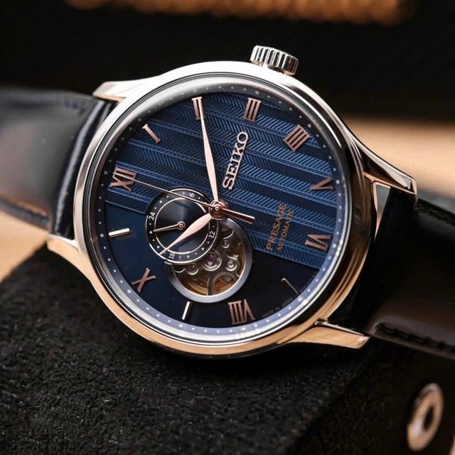 Đồng hồ nam dây da Seiko Automatic Presage Japanese Garden SSA421J1 SARY187