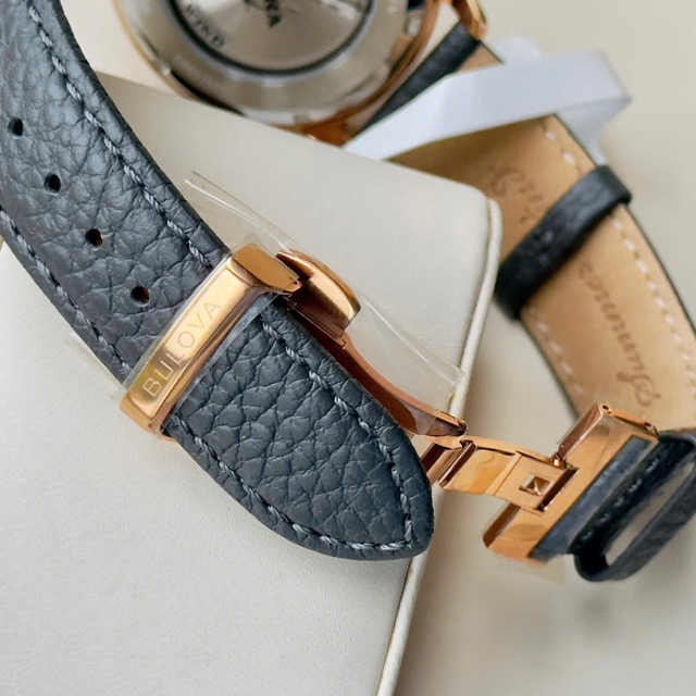 Đồng hồ nam dây da Bulova Frank Sinatra Automatic Summer Wind 97B206 - Ảnh 8