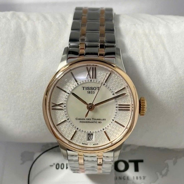 Đồng hồ nữ dây thép Tissot Chemin Des Tourelles Powermatic 80 T099.207.22.118.01 - Ảnh 4