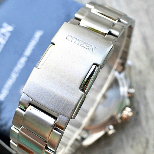 Đồng hồ nam dây thép Citizen Eco Drive Atomic Timekeeping PCAT Collection Chronograph CB5916-59L - Ảnh 7