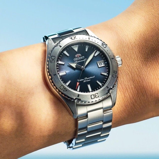 Đồng hồ nam dây thép Orient Sports Mako 40 Automatic RN-AC0Q14L - Ảnh 2