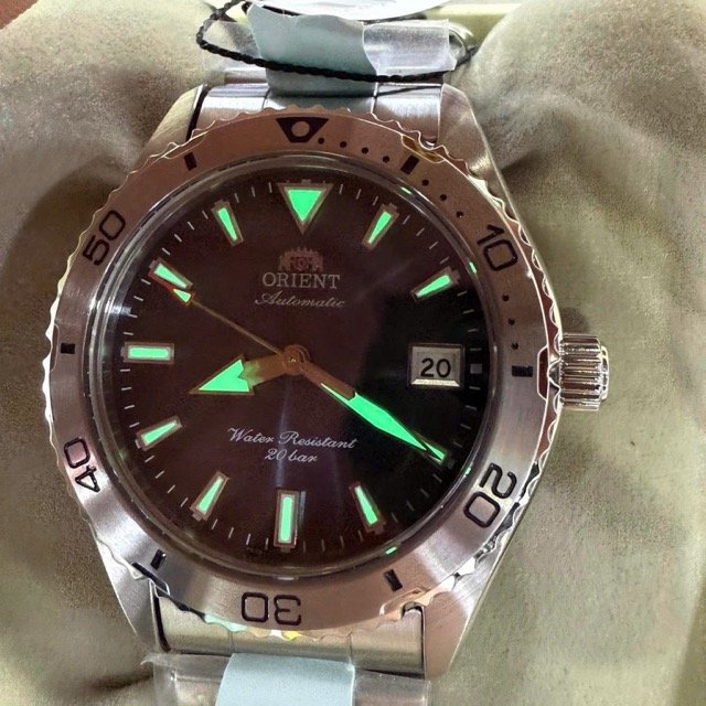 Đồng hồ nam dây thép Orient Sports Mako 40 Automatic RN-AC0Q14L - Ảnh 4