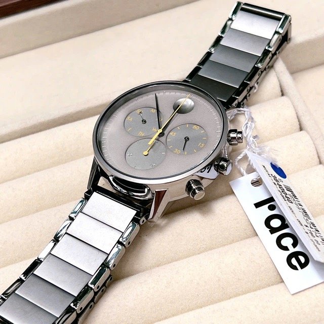 Đồng hồ nam dây thép Movado Quartz Grey 3640040 - Ảnh 6