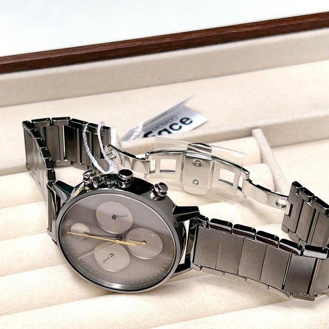 Đồng hồ nam dây thép Movado Quartz Grey 3640040 - Ảnh 8