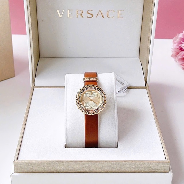 Đồng hồ nữ dây da Versace La Greca Swissmade VE8C00124 - Ảnh 4