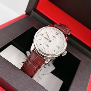 Đồng hồ nữ dây da Tissot Le Locle Automatic Lady T006.207.16.038.00