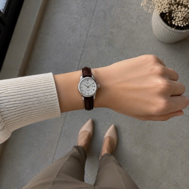 Đồng hồ nữ dây da Tissot Le Locle Automatic Lady T006.207.16.038.00 - Ảnh 6