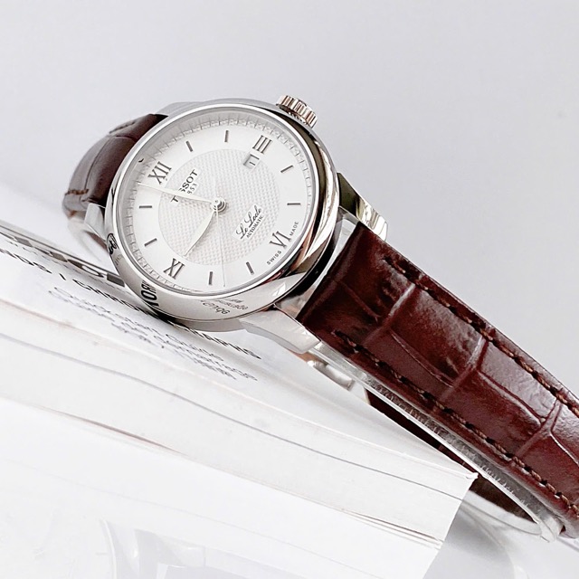 Đồng hồ nữ dây da Tissot Le Locle Automatic Lady T006.207.16.038.00 - Ảnh 7