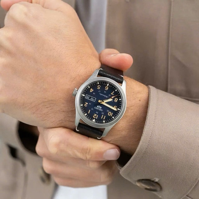 Đồng hồ nam dây da Seiko 5 Sport Field Automatic Specialist SRPG39K1 - Ảnh 4